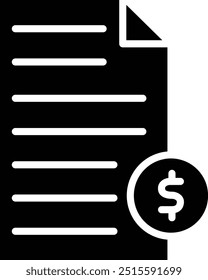 Ilustração de design de ícone de vetor financeiro