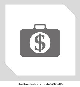 Financial vector icon, web and mobile app illustration