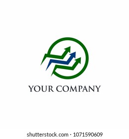 financial vector logo design