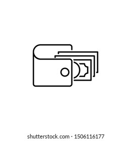 Financial, wallet icon. Element of financial icon
