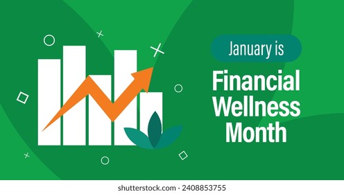 Financial Wellness Awareness Month campaign banner. 