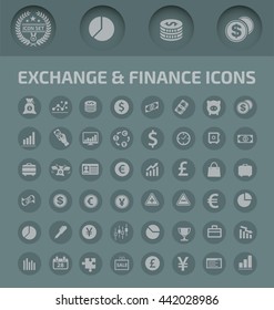 Financial,money icon set,vector