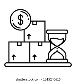 Financing Products Vector Icon Design Concept