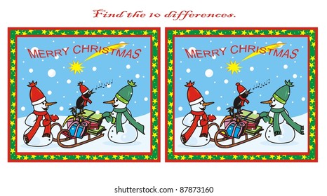 find 10 differences, board game