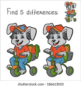 Find 5 differences (rabbit)