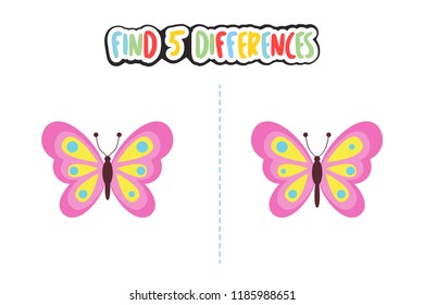 Find 5 differences from these animal character images