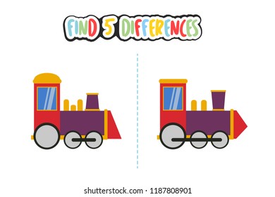 Find 5 differences from these vehicle images