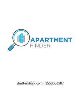 Find apartment logo design modern business identity