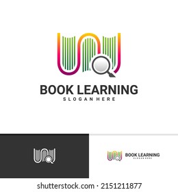 Find Book logo vector template, Creative Book logo design concepts