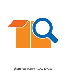 Find Box Logo Icon Design