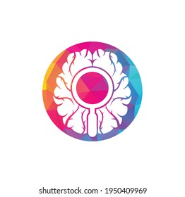 Find Brain Logo Design Template Flat Style Design Vector. Search brain logo design icon.