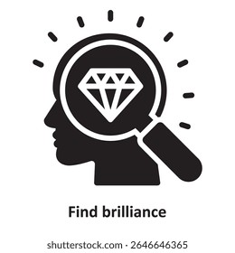 Find brilliance Vector Icon which can easily modify or edit

