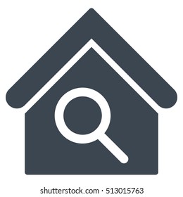 Find Building vector icon. Flat smooth blue symbol. Pictogram is isolated on a white background. Designed for web and software interfaces.