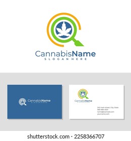 Find Cannabis logo with business card template. Creative Cannabis logo design concepts