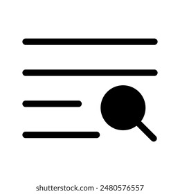 Find Category Icon Vector Symbol Design Illustration