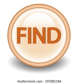 find circle glossy icon