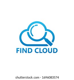 Find Cloud Logo Template Design