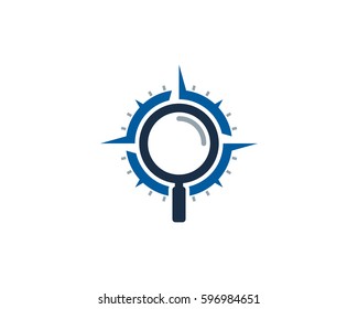 Find Compass Logo Design Element