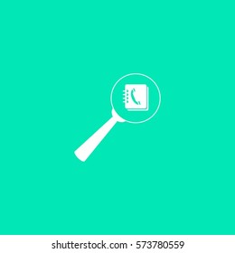 find contact vector icon