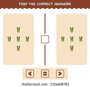 Find the correct answers of cartoon fennel. Searching and Counting game. Educational game for pre shool years kids and toddlers