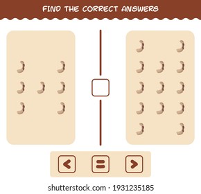 Find the correct answers of cartoon tamarind. Searching and Counting game. Educational game for pre shool years kids and toddlers