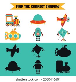 Find The Correct Shadow Activity