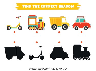 Find The Correct Shadow Activity