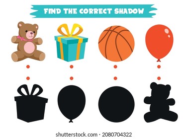 Find The Correct Shadow Activity