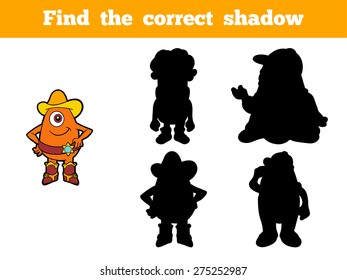 Find the correct shadow (alien)