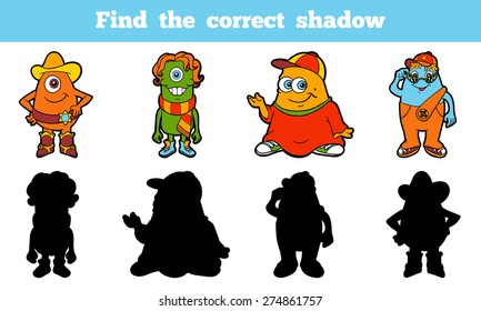 Find the correct shadow (aliens)
