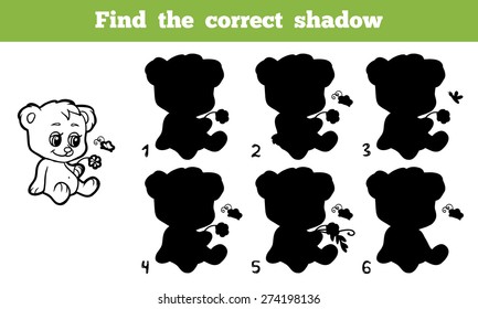 Find the correct shadow (bear)