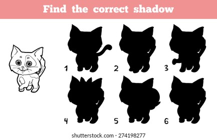 Find the correct shadow (cat)