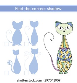 Find the correct shadow (cats)