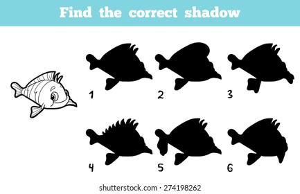 Find the correct shadow (fish)