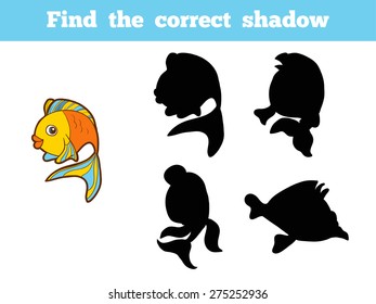 Find the correct shadow (fish)