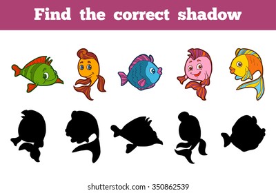 Find the correct shadow: fish