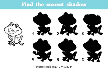 Find the correct shadow (frog)