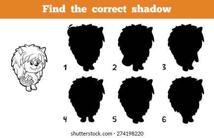 Find the correct shadow (hedgehog)