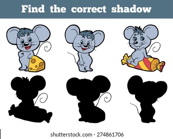 Find the correct shadow (mice)