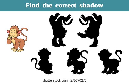 Find the correct shadow (monkey)