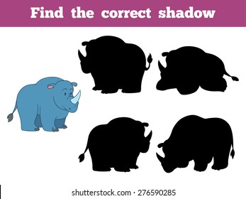 Find The Correct Shadow (rhino)