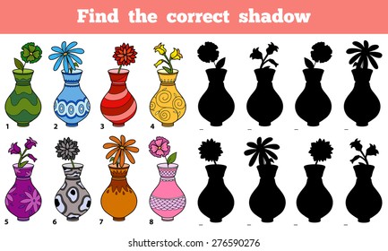 Find the correct shadow (vases)