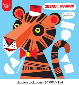 Find and Count Figures Game Printable Template