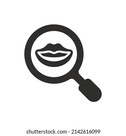 Find dental care icon on white background