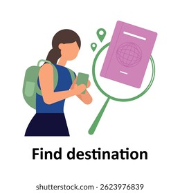 Find destination :Vector Icon which can easily modify or edit
