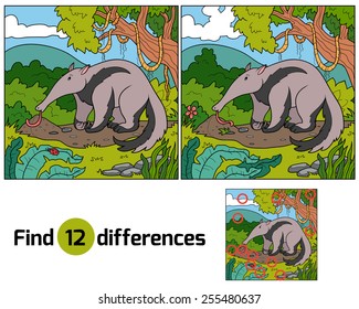 Find differences (anteater)