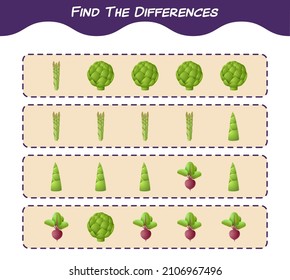 Find the differences between cartoon christmas. Searching game. Educational game for pre shool years kids and toddlers