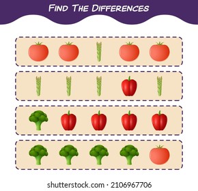 Find the differences between cartoon christmas. Searching game. Educational game for pre shool years kids and toddlers