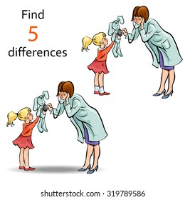 Find differences childrens doctor