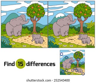 Find Differences (elephants)